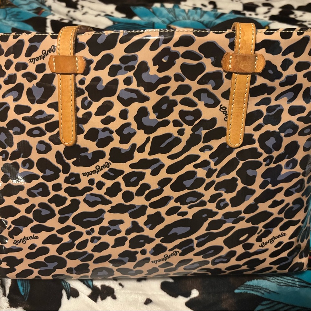 EUC Leopard Print Consuela Tote Bag